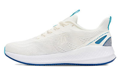 361° SE Breathable Lightweight Low-Top Running Shoes Men's White Blue