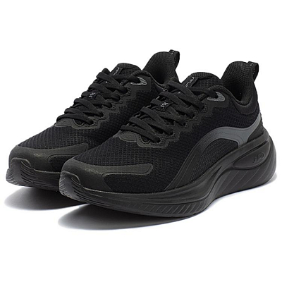 361° Cushioning Wear-Resistant Low-Top Running Shoes Women's Black Gray