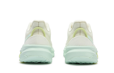 361° Riding Mountain Cushioning, Slip Resistant, And Abrasion Resistant Low Top Running Shoes Women's White Green