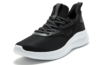 361° Slip on Slip Resistant, Abrasion Resistant, Breathable Low Top Casual Shoes Men's Black White