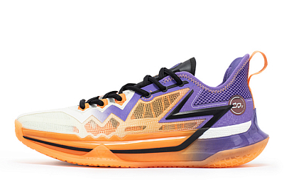 361° Big 3 Future CQT Cushioning Anti-Slip And Wear-Resistant Low-Top Basketball Shoes Men's Purple