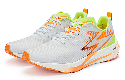 361° CQT Low Top Running Shoes Men's White Orange