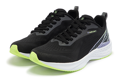 361° Flying Fish 3.0 Cushioning Anti-Slip Wear-Resistant Breathability Low-Top Running Shoes Women's Black Purple