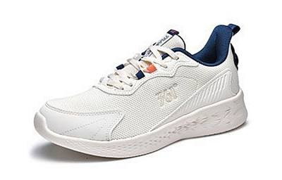 361° Cushioning, Slip Resistant, Abrasion Resistant, Breathable Low Top Running Shoes Women's White Blue