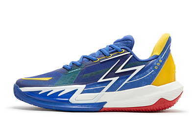 361° Big3 4.0 QUICK Blue Sonic Cushioning Anti-Slip And Wear-Resistant Low-Top Basketball Shoes Men's Blue White