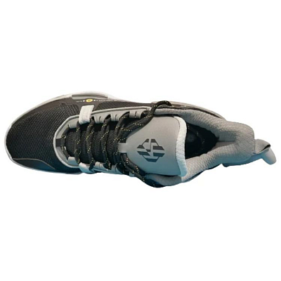 361° Cushioning, Wear Resistant Low Top Basketball Shoes Men's Black Gray