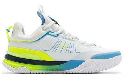 361° DVD1 Basketball Shoes Men Low Top White/Blue/Green