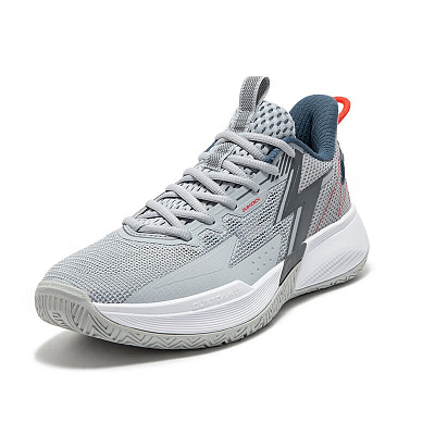 361° Big3 Team Cushioning Wear-Resistant Low-Top Basketball Shoes Men's Gray