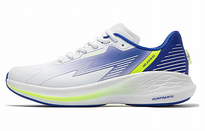 361° Flying Wing 2.0Pro Cushioning Anti-Slip And Wear-Resistant Low-Top Running Shoes Men's White Blue