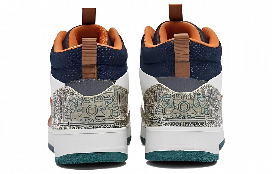 361° Anti Slip Wear Resistant High Top Skateboard Shoes Men's Gray Umber White купить в интернет-магазине Yoocart с быстрой доставкой по России.