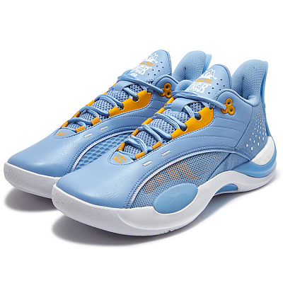 361° Cushioning Anti-Slip And Wear-Resistant Low-Top Basketball Shoes Men's Blue