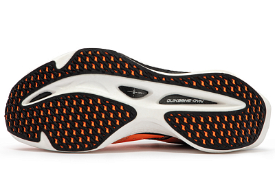 361° Fly Burn 3 Anti-Slip Wear-Resistant Breathable Lightweight Rebound Low-Top Running Shoes Unisex Neon Orange Blue