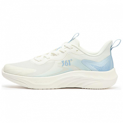 361° Anti-Slip Wear-Resistant Low-Top Running Shoes Men's White Blue