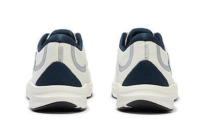 361° QUIKFLAME Slip Resistant Low Top Running Shoes Unisex White Blue