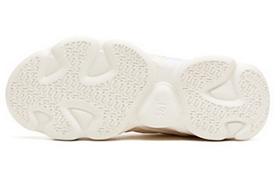 361° Chunky Sneakers Women's Low-Top Feather White