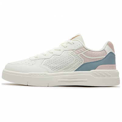 361° Slip Resistant Shock Absorbers Low Top Skateboard Shoes Women's White Blue Pink