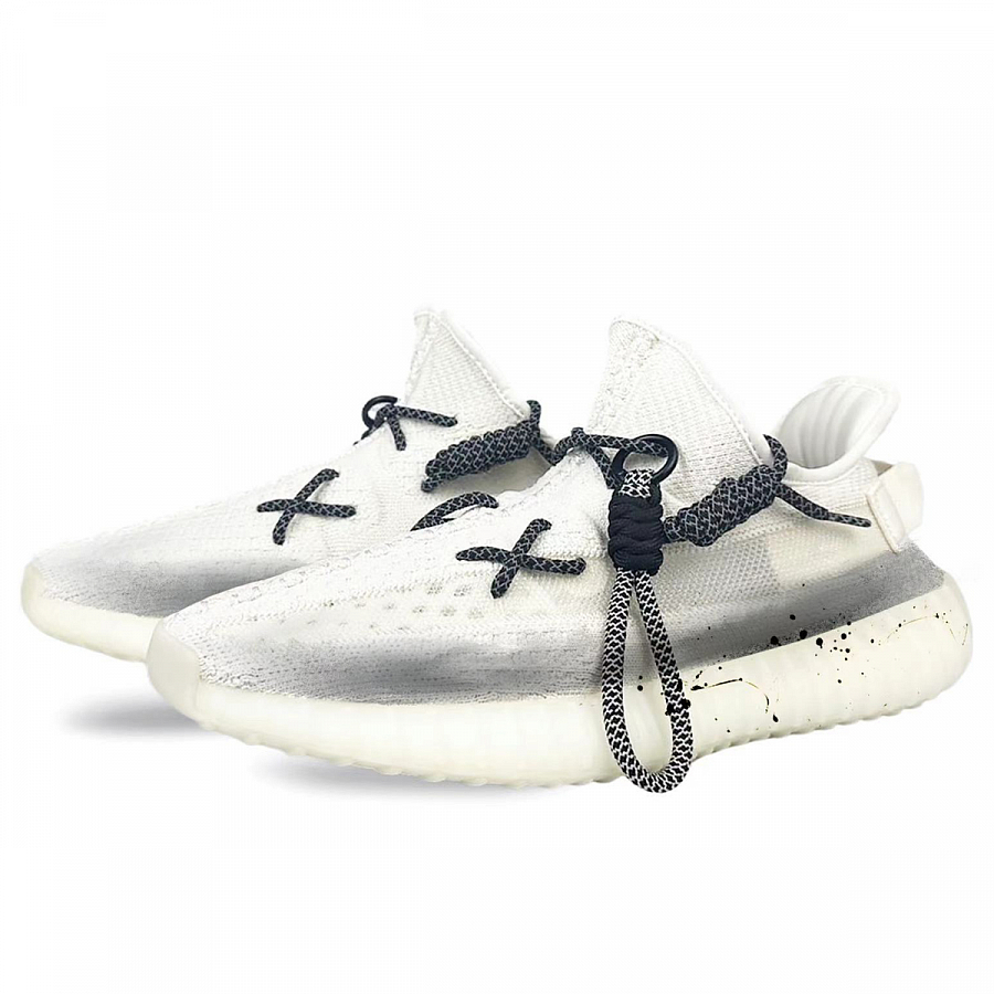 Adidas Originals Yeezy Boost 350 V2 Cushioning Breathable Lightweight Low-Top Casual Shoes Unisex White Gray купить в интернет-магазине Yoocart с быстрой доставкой по России.
