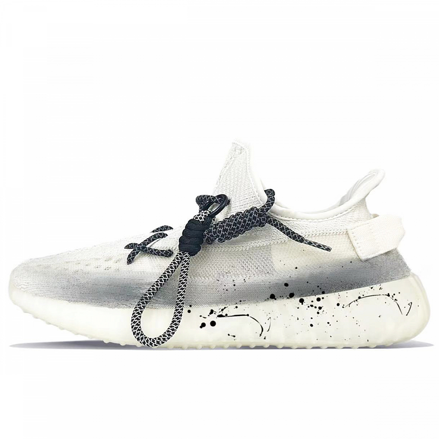 Adidas Originals Yeezy Boost 350 V2 Cushioning Breathable Lightweight Low-Top Casual Shoes Unisex White Gray купить в интернет-магазине Yoocart с быстрой доставкой по России.