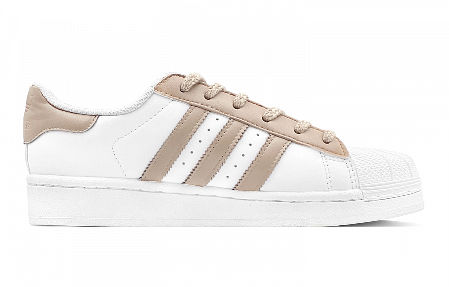 Adidas Originals SUPERSTAR Anti Slip Wear Resistant Low Top Skateboard Shoes Unisex Brown Chestnut купить в интернет-магазине Yoocart с быстрой доставкой по России.