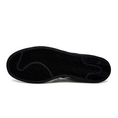 Adidas Originals SUPERSTAR Anti Slip Wear Resistant Low Top Skateboard Shoes Unisex Black Silver