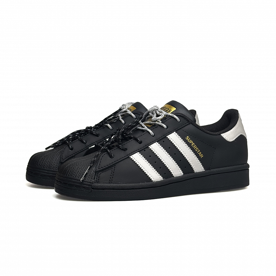 Adidas Originals SUPERSTAR Anti-Slip Wear-Resistant Low-Top Skateboard Shoes Unisex Black Gray купить в интернет-магазине Yoocart с быстрой доставкой по России.