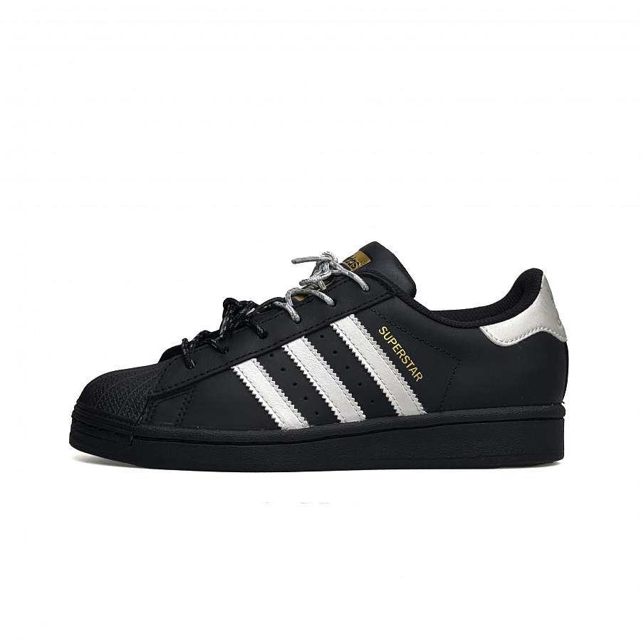 Adidas Originals SUPERSTAR Anti-Slip Wear-Resistant Low-Top Skateboard Shoes Unisex Black Gray купить в интернет-магазине Yoocart с быстрой доставкой по России.