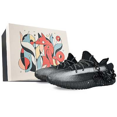 Adidas Originals Yeezy Boost 350 V2 Casual Shoes Unisex Low-Top White