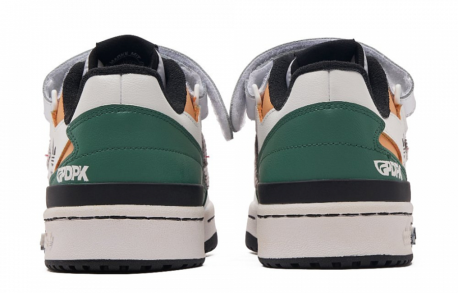 Adidas Originals FORUM Impact-Resistant Wear-Resistant Low-Top Skateboard Shoes Unisex White Black Green купить в интернет-магазине Yoocart с быстрой доставкой по России.