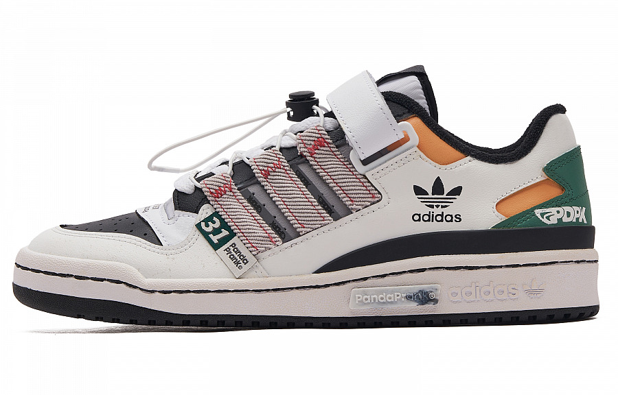 Adidas Originals FORUM Impact-Resistant Wear-Resistant Low-Top Skateboard Shoes Unisex White Black Green купить в интернет-магазине Yoocart с быстрой доставкой по России.
