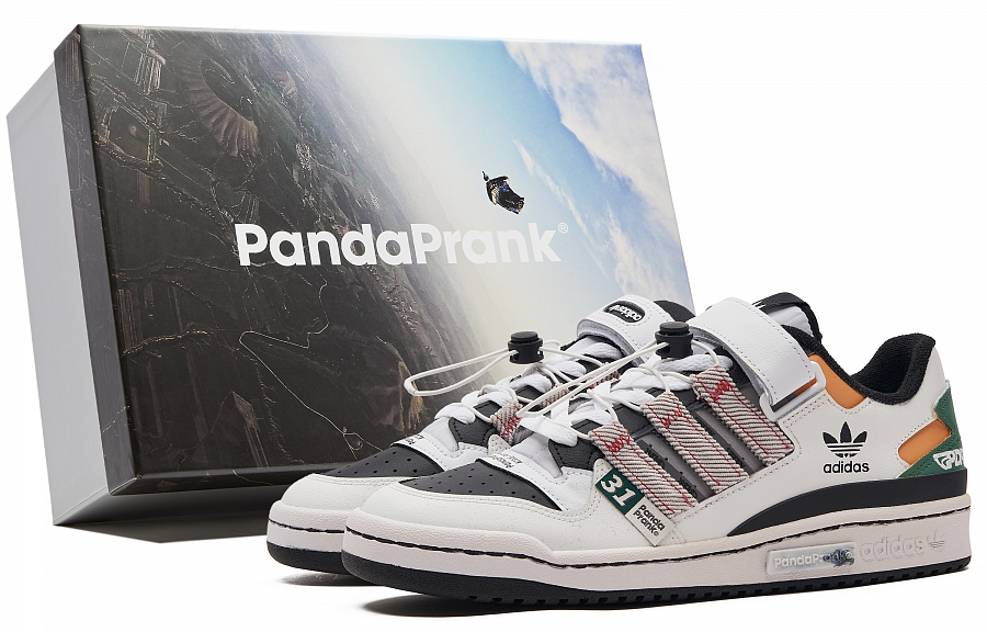 Adidas Originals FORUM Impact-Resistant Wear-Resistant Low-Top Skateboard Shoes Unisex White Black Green купить в интернет-магазине Yoocart с быстрой доставкой по России.