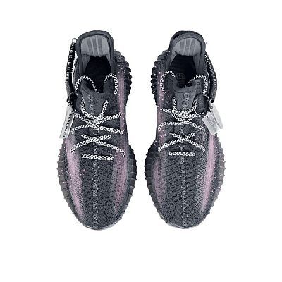 Adidas Originals Yeezy Boost 350 Anti-Slip And Wear-Resistant Lightweight Low-Top Casual Shoes Unisex Misty Pink Gray
