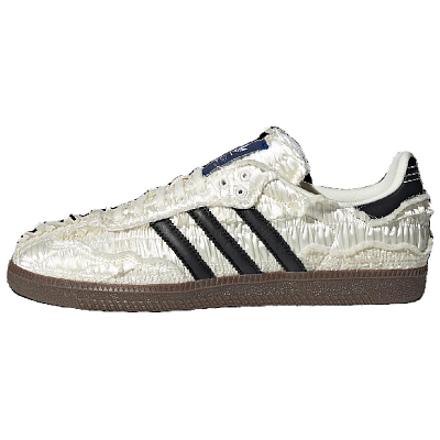 Adidas Samba Reverie By Caroline Hú Clot White Textured Silk Upper