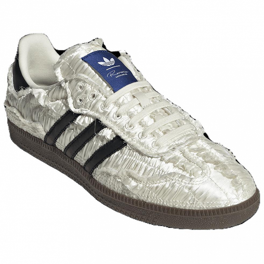 Adidas Samba Reverie By Caroline Hú Clot White Textured Silk Upper купить в интернет-магазине Yoocart с быстрой доставкой по России.