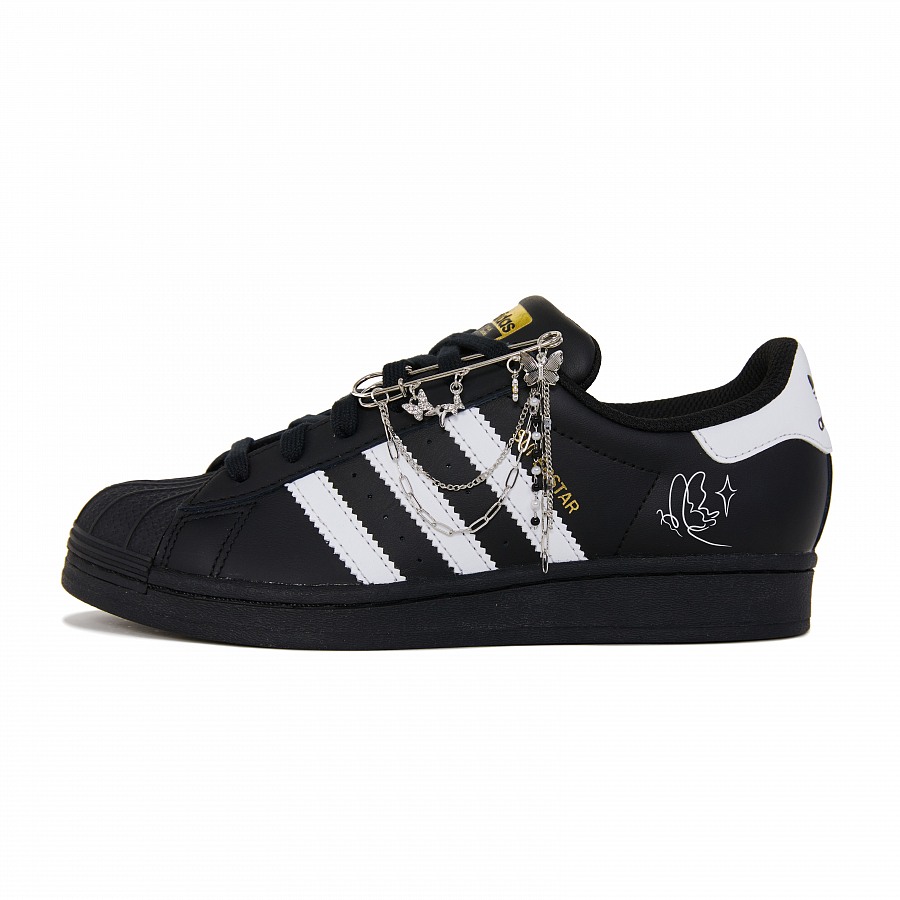 Adidas Originals SUPERSTAR Anti-Slip Wear-Resistant Low-Top Skateboard Shoes Unisex Black White купить в интернет-магазине Yoocart с быстрой доставкой по России.