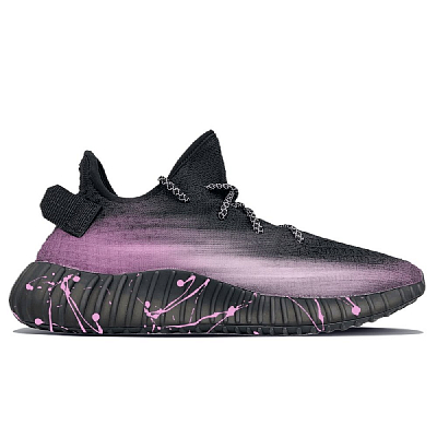 Adidas Originals Yeezy Boost 350 Anti-Slip And Wear-Resistant Lightweight Low-Top Casual Shoes Unisex Berry Pink