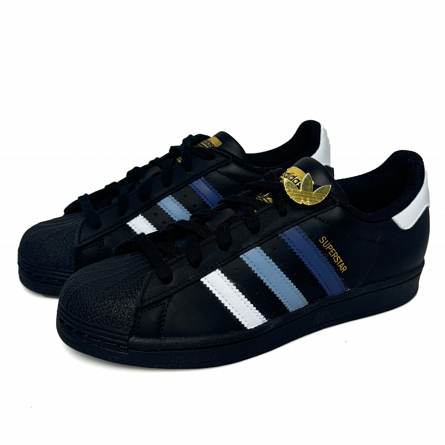 Adidas Originals SUPERSTAR Anti Slip Wear Resistant Low Top Skateboard Shoes Unisex Black купить в интернет-магазине Yoocart с быстрой доставкой по России.