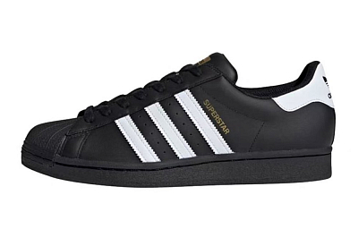 Adidas Originals SUPERSTAR Anti-Slip Wear-Resistant Low-Top Skateboard Shoes Unisex Black