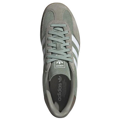 Adidas Gazelle Indoor Silver Pebble Silver Green