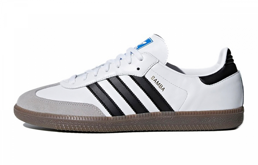 Adidas Originals SAMBA OG Slip-Resistant Low-Top Skateboard Shoes Unisex White Green купить в интернет-магазине Yoocart с быстрой доставкой по России.