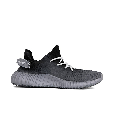 Adidas Originals Yeezy Boost 350 Wear-Resistant Low-Top Casual Shoes Unisex Black Gray