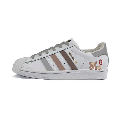 Adidas Originals SUPERSTAR Shell Head Slip-Resistant Low-Top Skateboard Shoes Unisex White