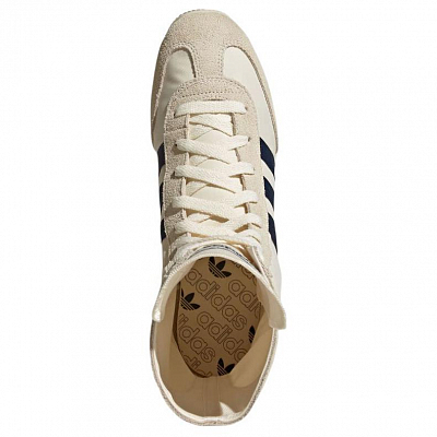 Adidas Japan Mid Cream White Dark Blue Women's