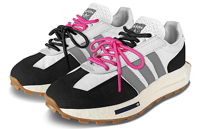 Adidas Originals Retropy E5 Slip-Resistant Low-Top Running Shoes Unisex Pink Black
