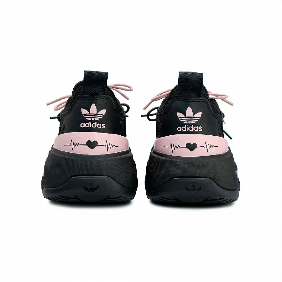 Adidas Originals OZGAIA Slip Resistant Height Increasing Low Top Casual Shoes Unisex Black Pink купить в интернет-магазине Yoocart с быстрой доставкой по России.