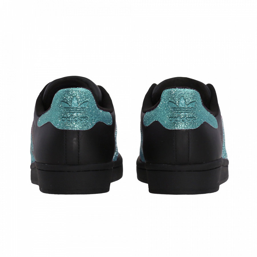 Adidas Originals SUPERSTAR Wear-resistant And Lightweight Low-Top Skateboard Shoes Unisex Black Blue купить в интернет-магазине Yoocart с быстрой доставкой по России.