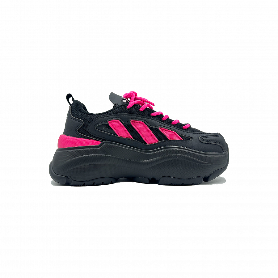 Adidas Originals OZGAIA Casual Shoes Women's Low-Top Black/Rose Red купить в интернет-магазине Yoocart с быстрой доставкой по России.