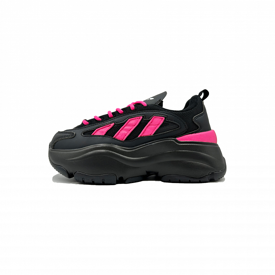 Adidas Originals OZGAIA Casual Shoes Women's Low-Top Black/Rose Red купить в интернет-магазине Yoocart с быстрой доставкой по России.