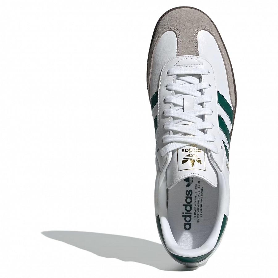Adidas Samba Og Cloud White Collegiate Green купить в интернет-магазине Yoocart с быстрой доставкой по России.