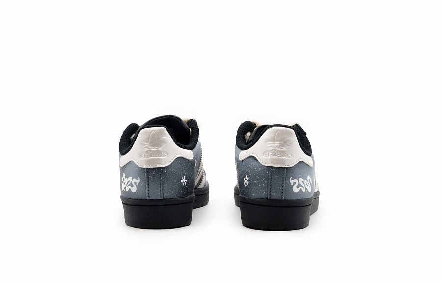 Adidas Originals SUPERSTAR Anti-Slip Wear-Resistant Low-Top Skateboard Shoes Unisex Black Silver купить в интернет-магазине Yoocart с быстрой доставкой по России.