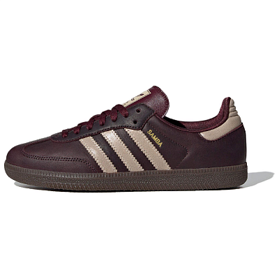Adidas Samba Og Maroon Crystal Sand Women's